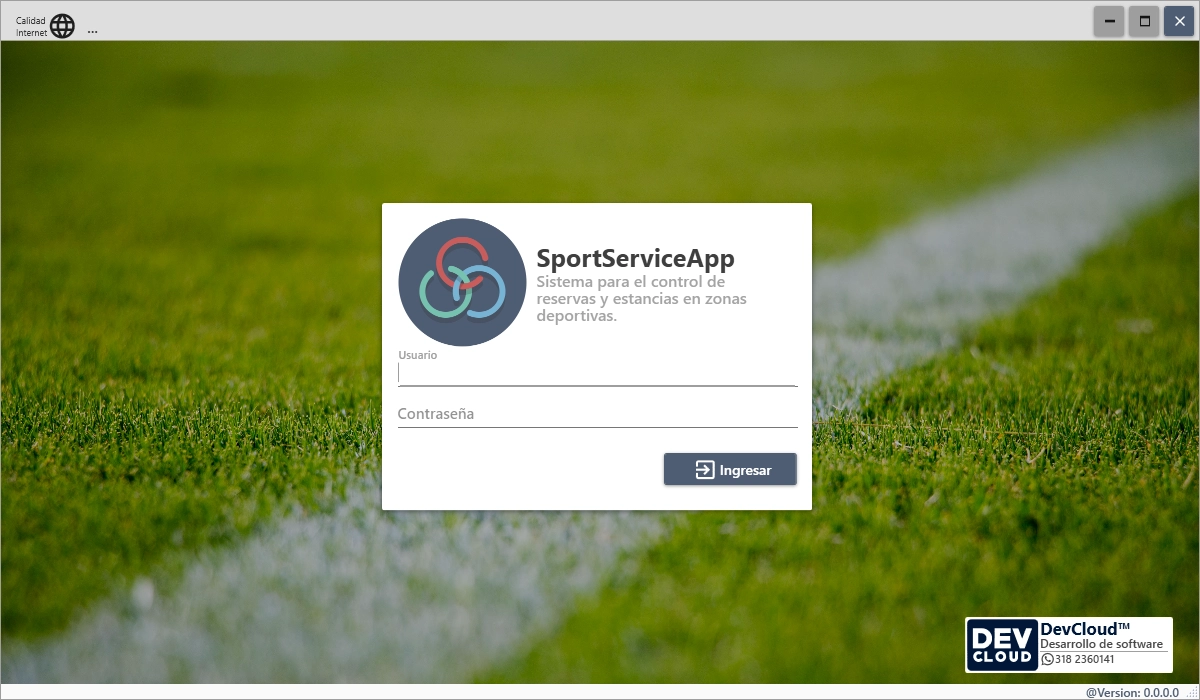 SportService - Inicio de Sesión