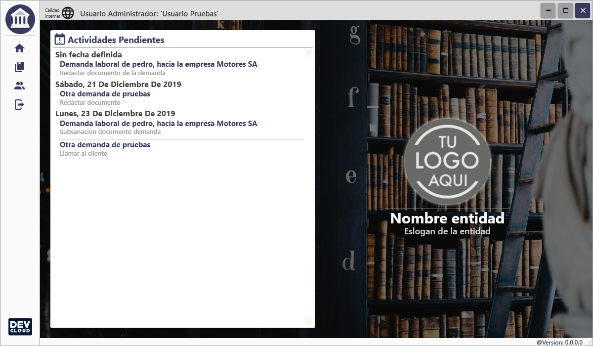 LegalControl - Menú Principal